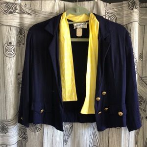 Vintage Saks Fifth Ave Cropped Blazer